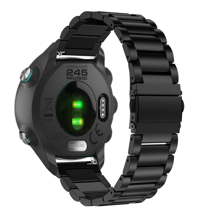 Meget godt Garmin Forerunner 245 Metal Rem - Sort#serie_1