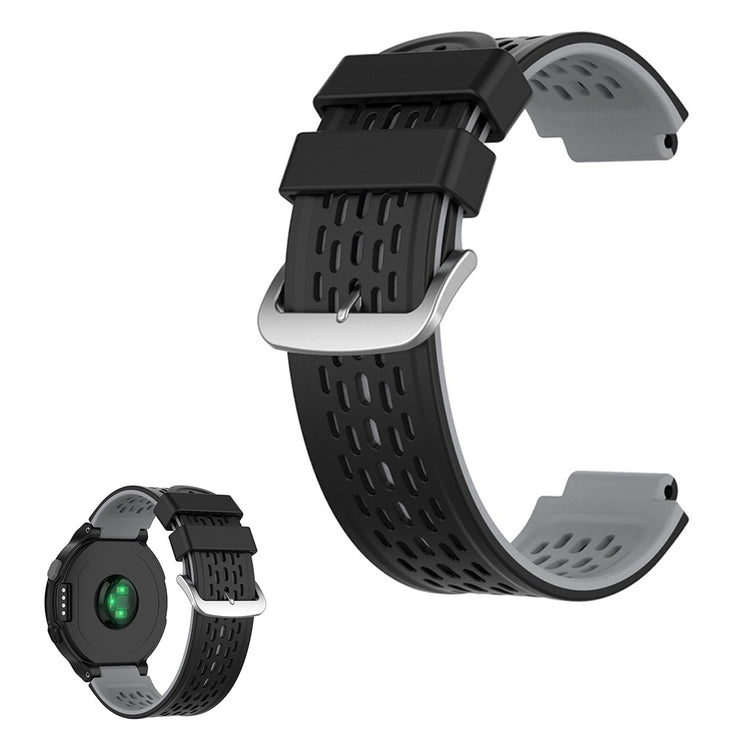 Vildt holdbart Universal Garmin Silikone Rem - Sort#serie_1