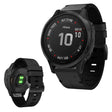 Superstiligt Garmin Fenix 6S Äkta läder Armband