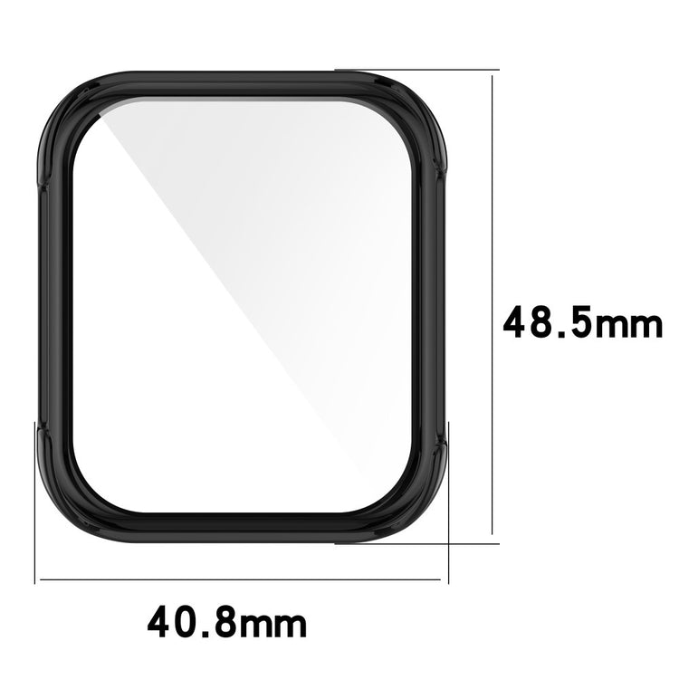 Rigtigt Fed Oppo Watch 2 (46mm) Cover med Skærmbeskytter i Plastik og Hærdet Glas - Hvid#serie_4