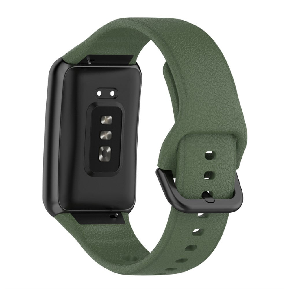 Super skøn Oppo Watch Free Silikone Rem - Grøn#serie_1