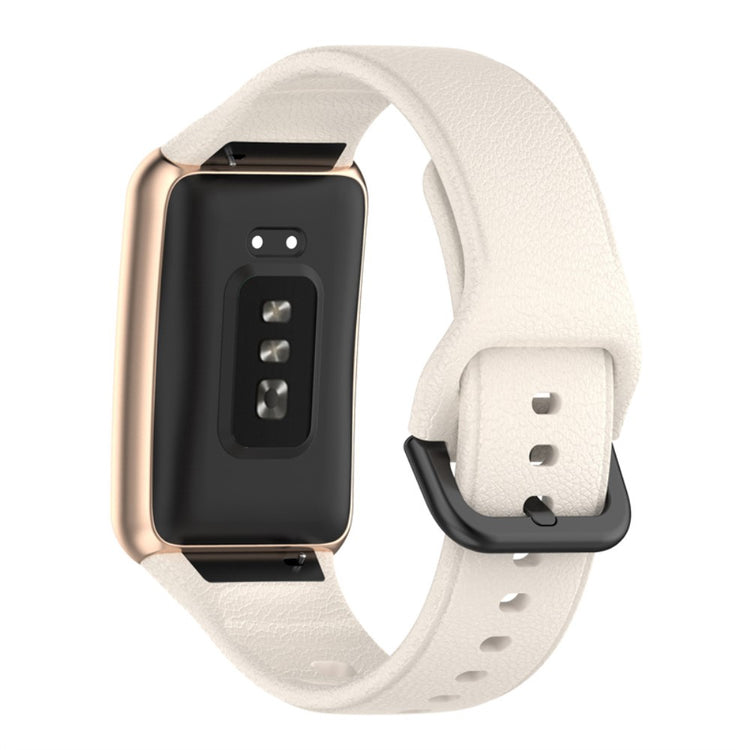 Super skøn Oppo Watch Free Silikone Rem - Guld#serie_6