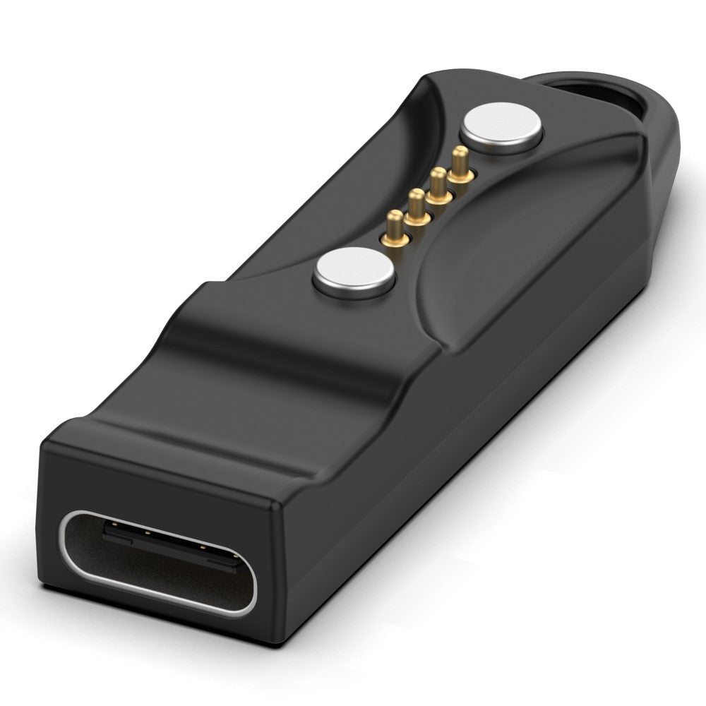Plastik Polar Pacer / Polar Pacer Pro Magnetisk  USB Type-C Ladestation Oplader - Sort#serie_2