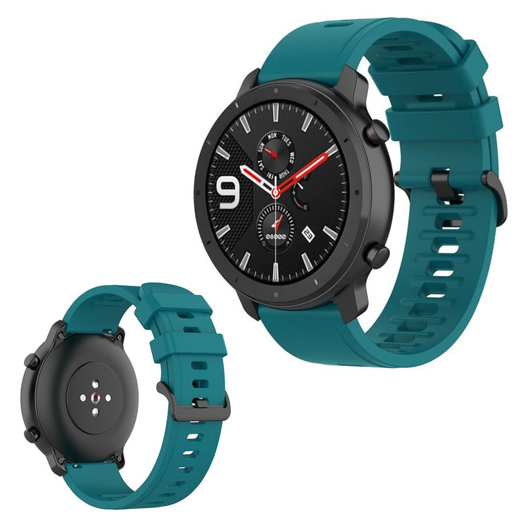 Vildt godt Amazfit GTR 47mm Silikone Rem - Grøn#serie_7