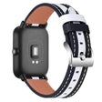 Häftigt Amazfit GTR 42mm / Amazfit Bip S Äkta läder Armband