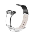 Amazfit GTR 47mm / Amazfit Pace Äkta läder och Strass Armband