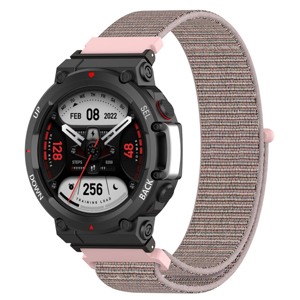 Meget flot Amazfit T-Rex 2 Nylon Rem - Pink#serie_1