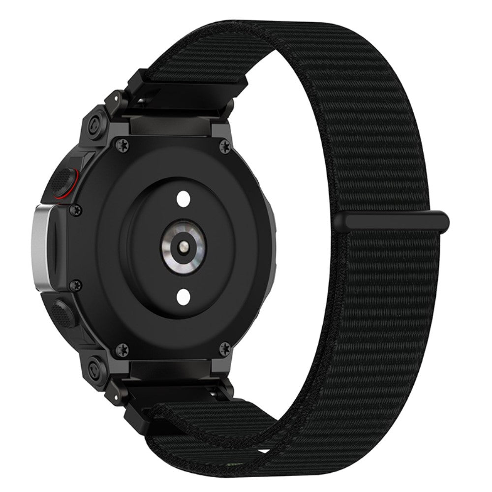 Meget flot Amazfit T-Rex 2 Nylon Rem - Sort#serie_4