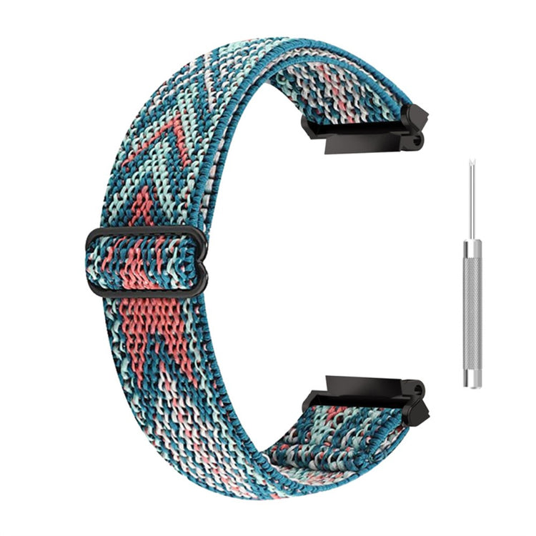 Rigtigt flot Amazfit T-Rex 2 Nylon Rem - Blå#serie_4