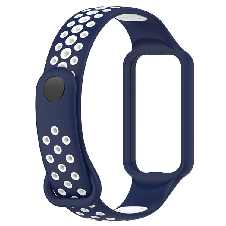 Mega flot Amazfit Band 7 Silikone Rem - Blå#serie_7