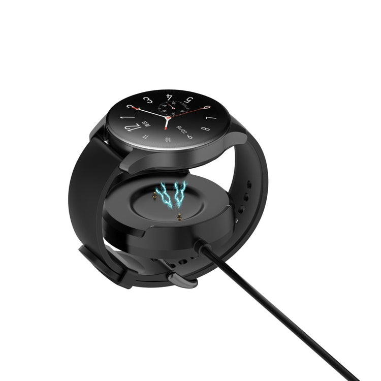 1m Plastik Vivo Watch 2  Magnetisk Opladningskabel - Sort#serie_2