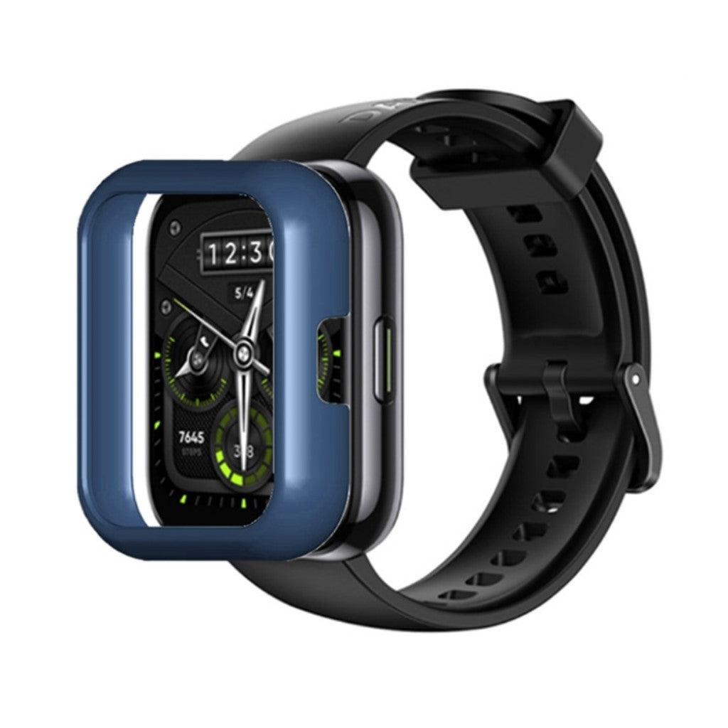 Realme Watch 2 Pro Enkel Silikone Bumper  - Blå#serie_6